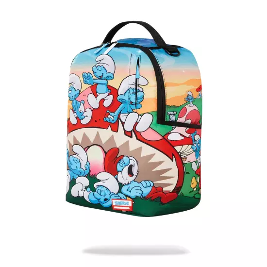 Sprayground Smurfs Mushroom School Bag Backpack