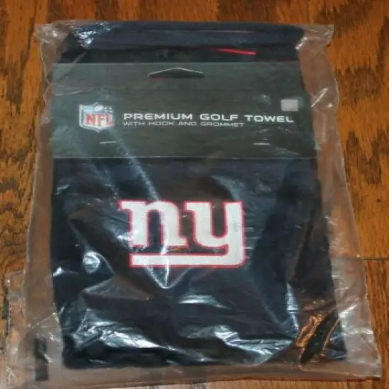 New York Giants NFL Tri-Fold Embroidered Premium Golf Towel Officially Licensed 