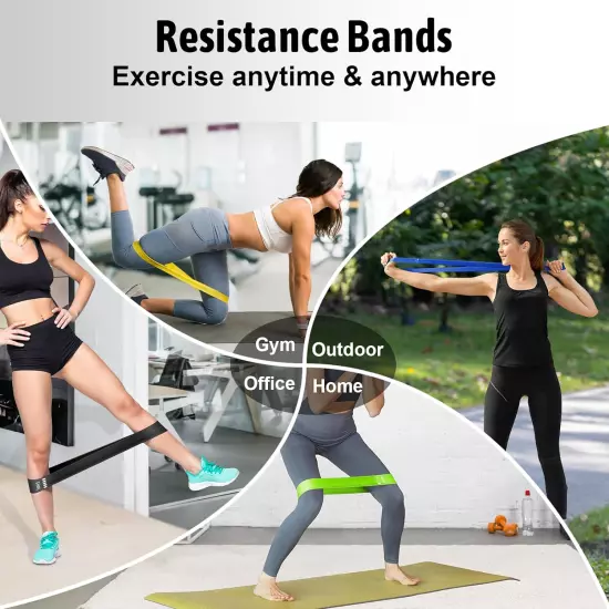 Resistance Bands for Working Out, Exercise Bands Resistance Bands Set with 5 Res