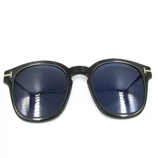 Tom Ford TF5532-B Magnetic Sunglasses Clip-on, 01V Black / Blue (Scratched) #E43