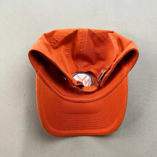 New York Knicks Hat Cap Strapback Orange Adidas Basketball NBA Logo Adjustable