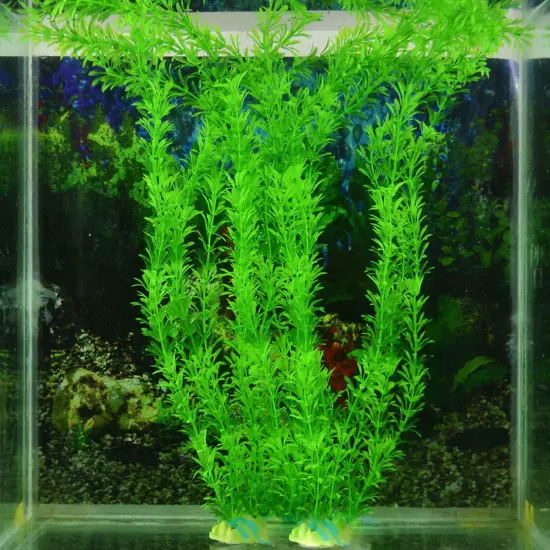 Green Aquarium Plants Water Grass Ornament Plant Fish Tank Plastic Decoration