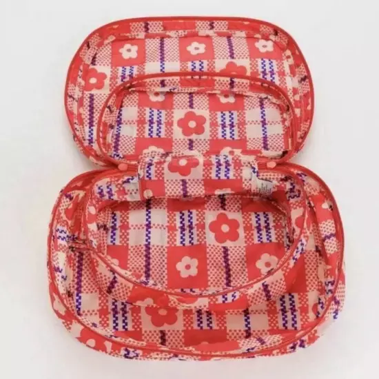 NEW! Baggu x Sandy Liang PACKING CUBE SET, Recycled Nylon Bags SOLD OUT + RARE!