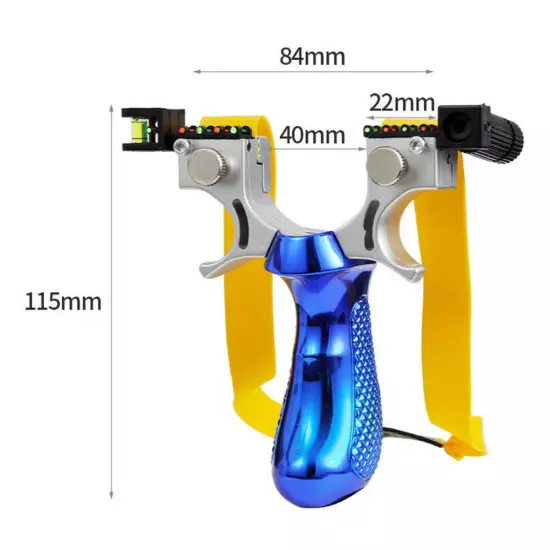 Hunting Professional Catapult Laser Slingshot With Rubber Aim Point Target Hot