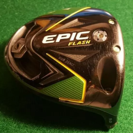 CALLAWAY EPIC FLASH SUB ZERO 9.0* MEN'S RIGHT HANDED DRIVER HEAD ONLY!! GOOD!!