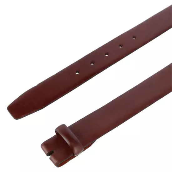 New Trafalgar Men's Cortina Leather No Buckle Belt Strap