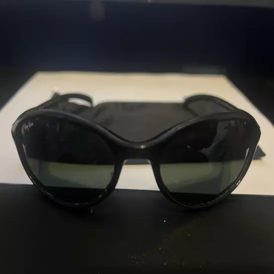 Ray Ban RB2045 W3286 CUTTERS Black Sunglasses Vintage Made In Italy