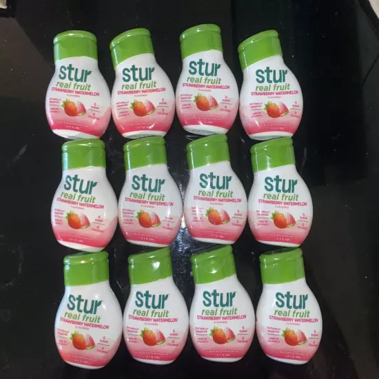 (12) Bottles Stur Strawberry Watermelon