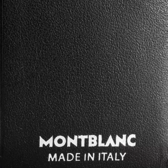 Montblanc Black MGram 4810 Compact Leather Wallet 130025