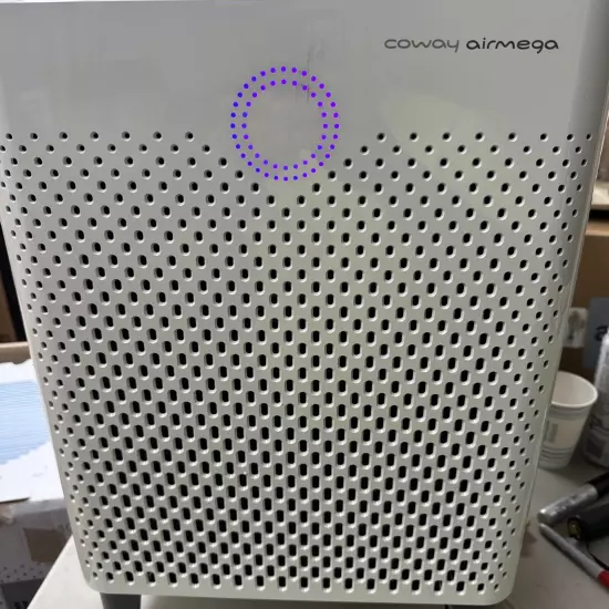 Coway Airmega 400Air Purifier AP-2015f With 1560 sq. ft. Coverage White Used