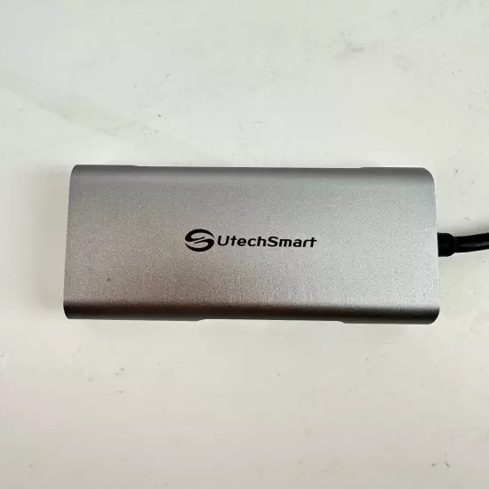 UtechSmart UCN 3303-1 Silver Multi Function 4K HDMI Type-C Reader USB Hub