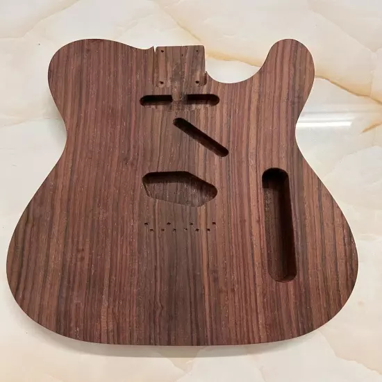 UNFINISHED INDIAN ROSEWOOD BODY TELECASTER GUITAR SAME ITEM