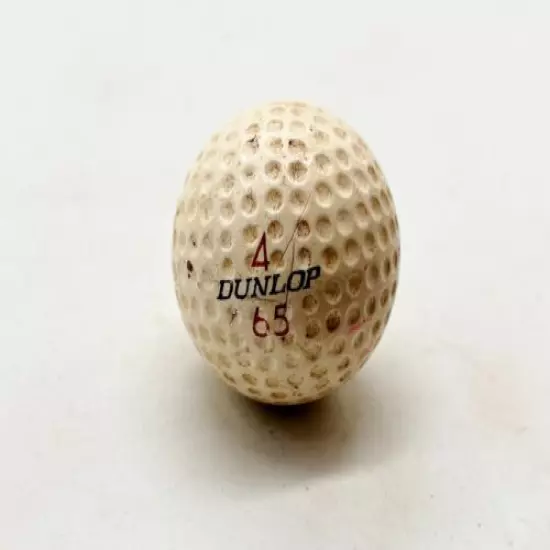 VINTAGE DUNLOP 4 65 OLD GOLF BALL COLECTABLE 