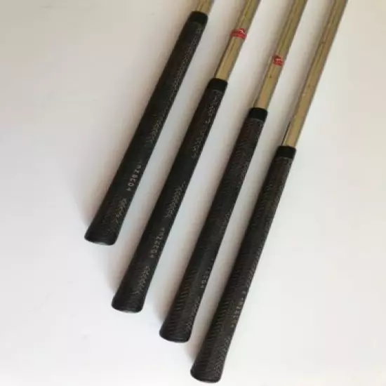 Vtg Persimmon MacGregor MT Tourney OW2A Woods 1, 3, 4, 5 Golf Clubs Steel Shafts