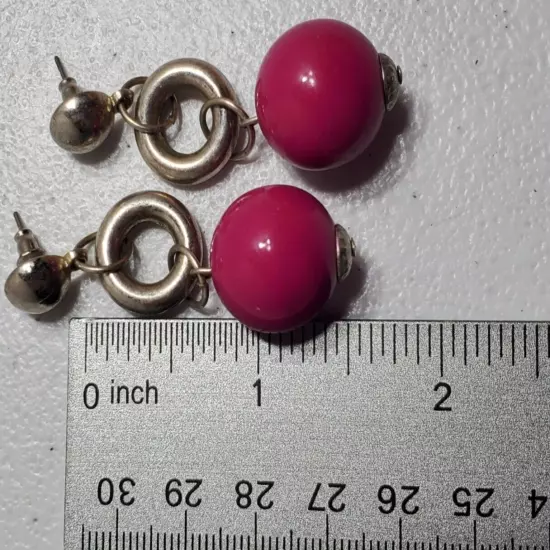 Women's Pink Dangle Earrings