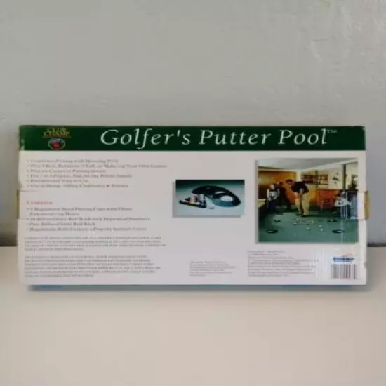 CLUB CHAMP Golfer's Putter Pool, Plays Like Golf-Shoots Like Pool! 2000 DEMCO