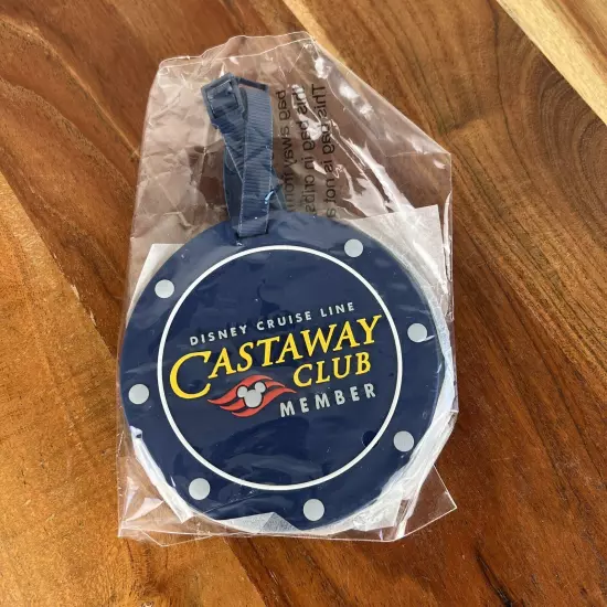 New Disney Cruise Line Castaway Club Member Luggage Tags SET OF 2