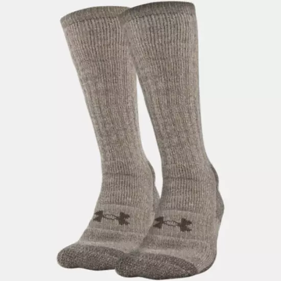 Under Armour UA Charged Wool Boot Sock, 2 Pack, 1249657