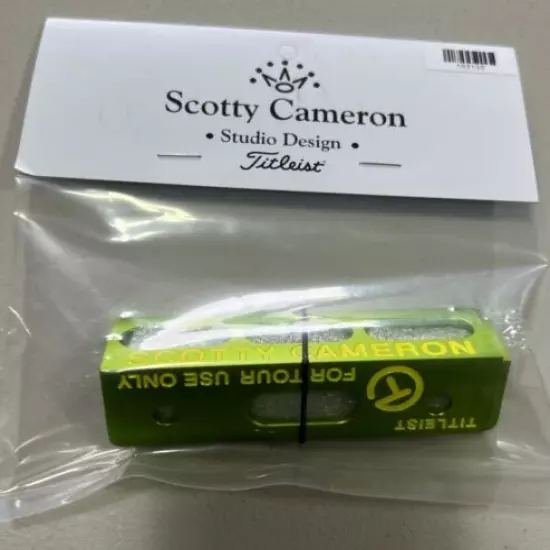 Scotty Cameron Putting Path Tool Circle T Green/Yellow Masters Sold Out