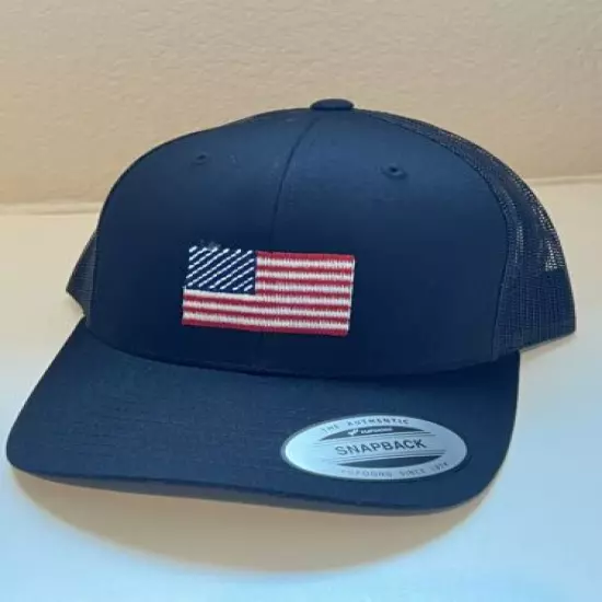 NEW Scotty Cameron AMERICANA AMERICAN FLAG BLACK Circle T Snapback Hat