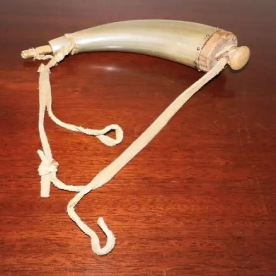 Authentic Vintage Powder Horn