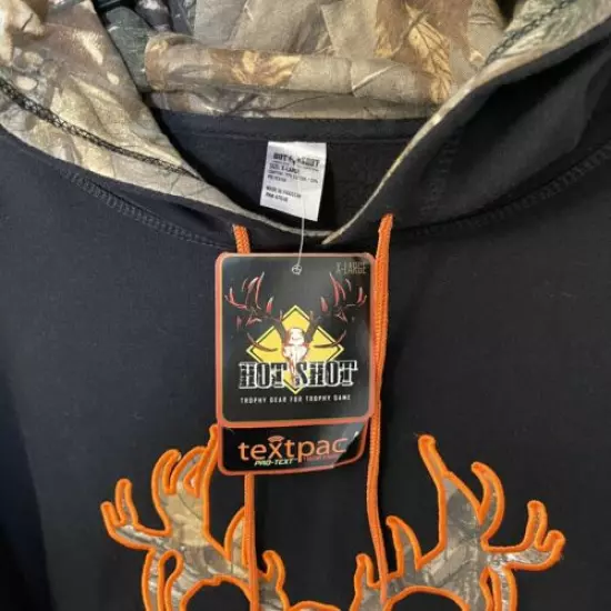 Hot Shot Men's Textpac Hunting Hoodie XL. NWT