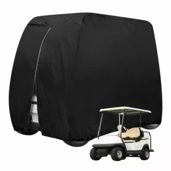 Waterproof Golf Cart Cover 4 Passenger Dustproof Storage for EZ Go Club Yamaha