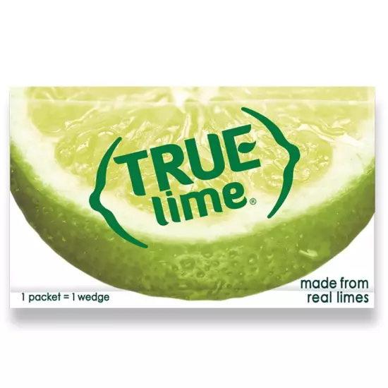 True Lime Water Enhancer Bulk Pack 500 Packets Zero Calorie Water Drink Real Lem