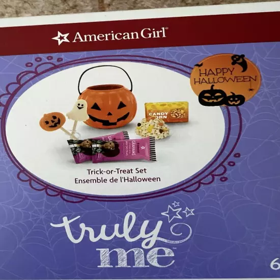 American Girl Truly Me JLY Today Trick-or-Treat Set Accessories NIB Retired