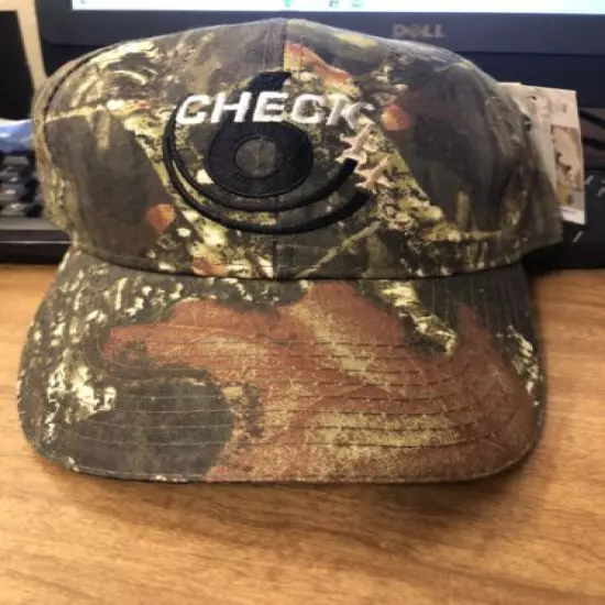 Check 6 Mossy Oak Camo Camouflage Baseball Trucker Cap Hat Adjustable NEW WITH T