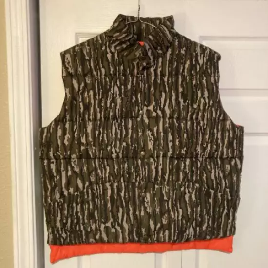 Vintage Gamehide Reversible Tree Bark Camo Hunting Vest Men’s L