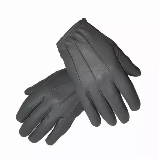 Thin Leather Police Search Driving Gloves 