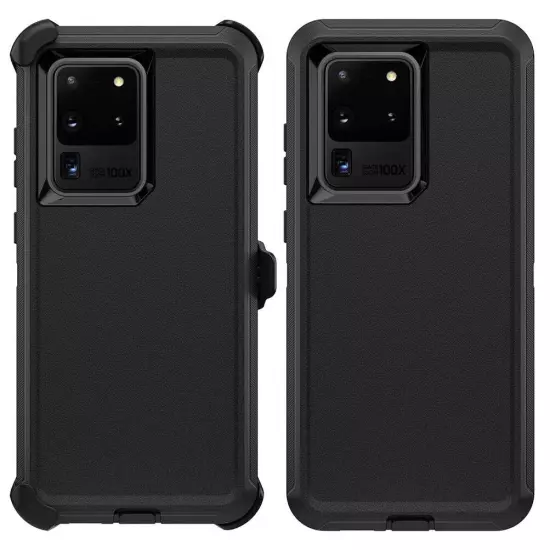 For Galaxy S20 Plus S20 Ultra Case Shockproof Series Fits Defender Belt Clip