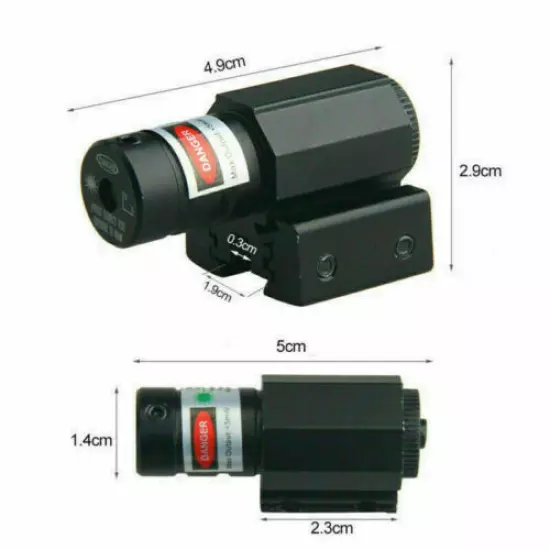 Tactical Green Red Laser Beam Dot Sight Scope For 11/20mm Picatinny Weaver Rails