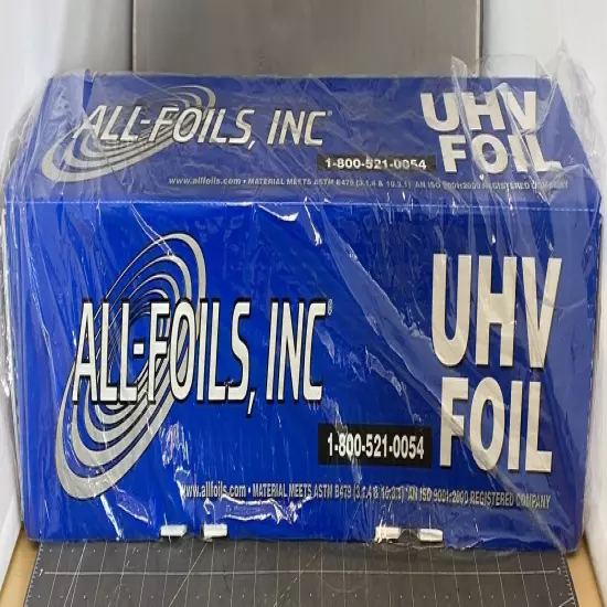 All-Foils, Inc. UHV Ultra High Vacuum Aluminum Foil PN: AFI UHV