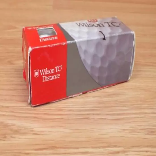 Genuine Wilson TC2 Distance Golfball With Cut Proof Surlyn/ Truncated Cone *READ