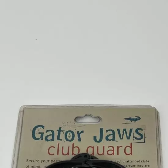 NEW GATOR JAWS Club Guard Golf Light Weight Easy to Use Durable Theft Protection