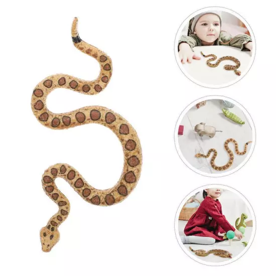 Fake Snake for Garden Rubber Rattlesnake Scary Snake Toy NICE NEW