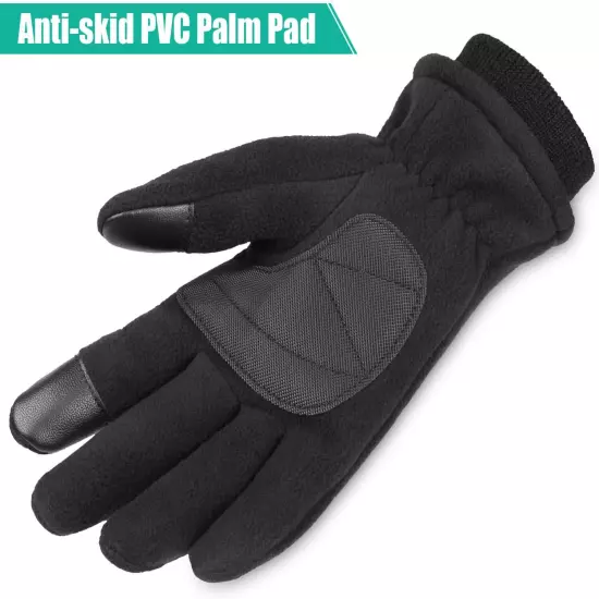 Winter Waterproof Gloves for Men: Women Gloves for Running Touchscreen