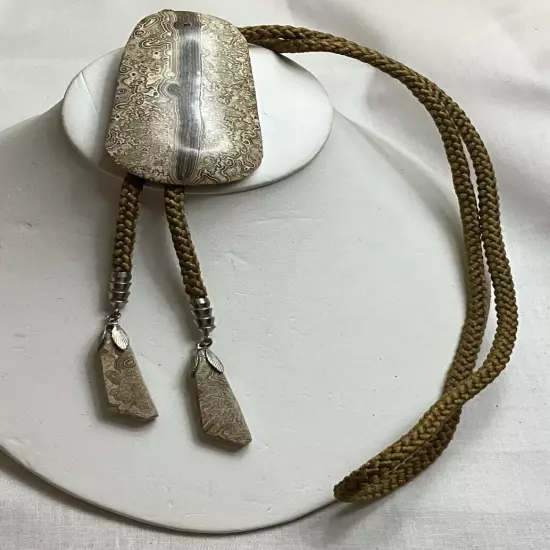 Vintage Genuine Stone Bolo Tie