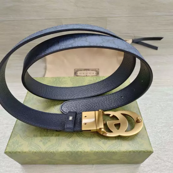 Gucci belt leather with box