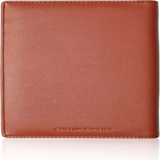 Unisex World Passport Holder, 7.3" x 4.7, Synthetic Brown Leather