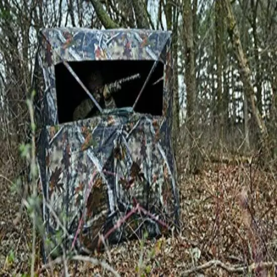 Guide Gear Silent Adrenaline Pop-Up Hunting Ground Blind for Deer, Duck, Turkey