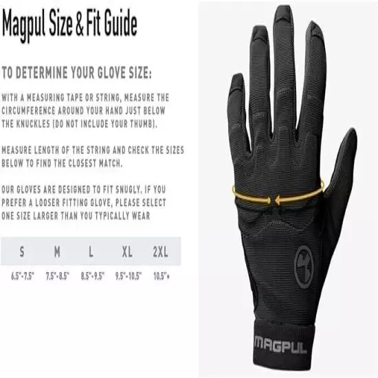 Magpul Patrol Glove 2.0 Lightweight Tactical Leather Gloves (Coyote-L)