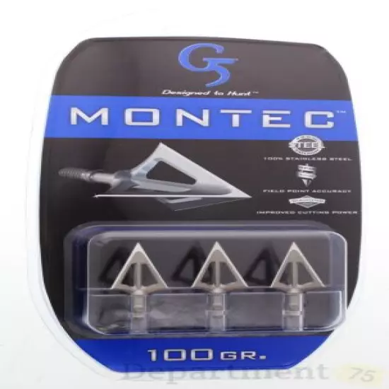 G5 Montec 100 Grain Broadheads