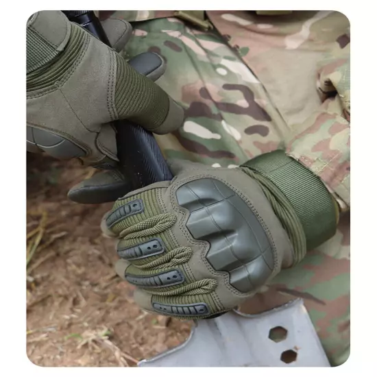 Tactical Hard Knuckles Gloves Army Military Hunting Shooting Anti-Skid Gloves US