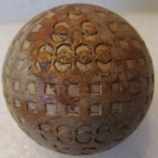 UNUSUAL DESIGNED COVER-COLONEL PRACTICE GOLF BALL CIRCA 1920 VERY RARE