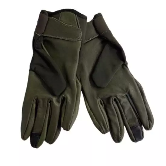 Browning Dynamic Gloves Green Warm Light Stretchable Goatskin Leather Palm New 