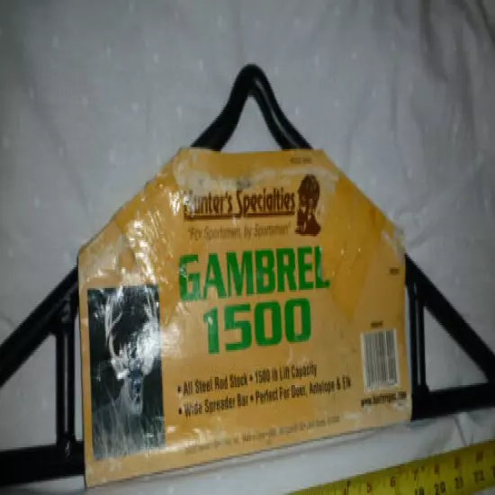 Hunters Specialties Gambrel 1500 lbs 26 Spreader ELK DEER ANTELOPE Sportsman NOS