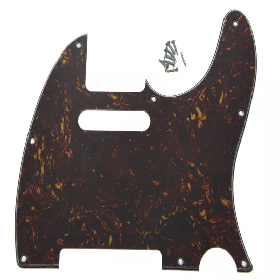 8 Hole Tele Style Guitar Pickguard Scratch Plate Fits Fender Telecaster